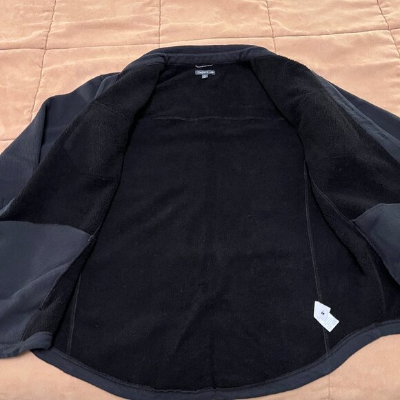 Toad & Co Waffle Knit, Fleece Lined Shirt Jac / Blue / Large - Picture 6 of 7